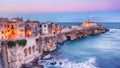 Vieste - beautiful coastal town on the rocks in Puglia