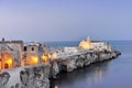 Vieste at sunset Royalty Free Stock Photo