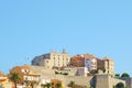 Viesw of the citadel of Calvi, in Corsica, France