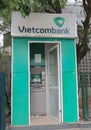 Vietcombank ATM Vietnamese bank Royalty Free Stock Photo