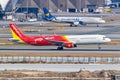 VietJet Air Airbus A321 airplane at Bangkok Suvarnabhumi Airport in Thailand