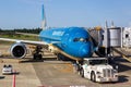 Vietnam Airlines Boeing 787-10 Dreamliner airplane at Tokyo Narita Airport in Japan