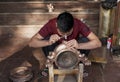 Vietnamese censer craftsman