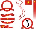 Vietnam Banner Set.