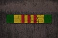 Vietnam Campaign Ribbon. Vietnam Veterans Day.