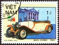 VIETNAM - CIRCA 1985: A stamp printed in North Vietnam shows Alfa Romeo, 1922, circa 1985.