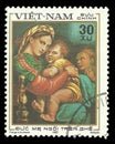 Virgin Mother seated on chair