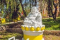 Vietnam, Dalat - May 9, 2017: Linh Son Pagoda in Da Lat, Vietnam. Dalat`s landmark, buddhist temple Royalty Free Stock Photo