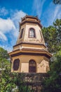 Vietnam, Dalat - May 9, 2017: Linh Son Pagoda in Da Lat, Vietnam. Dalat& x27;s landmark, buddhist temple Royalty Free Stock Photo