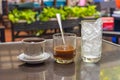 Vietnam fin coffee mixed with condensed milk- Cafe sua da