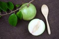 Vietnam farm product, milk fruit, star apple Royalty Free Stock Photo