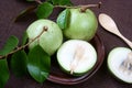 Vietnam farm product, milk fruit, star apple Royalty Free Stock Photo