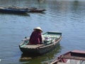 Vietnam farmer boat