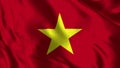 Vietnam Flag - Realistic 4K - 30 fps flag of the Vietnam waving in the wind.