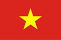 Vietnam flag standard size in asia