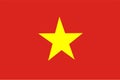 Vietnam flag vector. Illustration of Vietnam flag