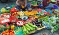 Vietnam food market Royalty Free Stock Photo