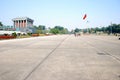 Vietnam Ho Chi MInh Mausoleum in Hanoi Vietnam front side