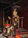 Vietnam, Hoa Lu, Dinh Emperor`s Grave, Statue of Emperor