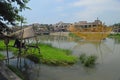 Fish Trap on the thu bon river, Hoi An Vietnam 