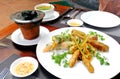 Vietnam Hue Local Delicacy Vietnamese Cuisine HueÃ¢â¬â¢s Specialties Nem Lui Pork Lemongrass Fish Sauce Springrolls Char-Grilled Beef