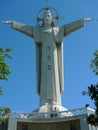 Vietnam Jesus Christ`s Statue Garden Ocean Coastline Mount Nho Vung Tau Christianity Catholic Religious Royalty Free Stock Photo