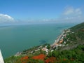 Vietnam Jesus Christ`s Statue Garden Ocean Coastline Mount Nho Vung Tau Christianity Catholic Religious Royalty Free Stock Photo