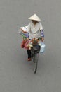 Hanoi, Vietnam -Local street vendor on city center of Hanoi, Vietnam Royalty Free Stock Photo