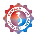 Vietnam low poly logo.