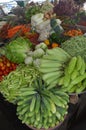 Vegetables for sale Can Tho market Vietnam Royalty Free Stock Photo