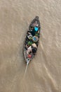 Vietnam, Mekong Delta floating market Royalty Free Stock Photo