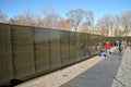 Vietnam Memorial Wall Washington Royalty Free Stock Photo