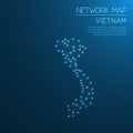 Vietnam network map.