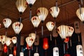 Vietnam. Nha Trang. January 25, 2020. Detail of the Chinese New Year. Multi-colored Chinese lanterns Royalty Free Stock Photo