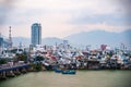 Vietnam. Nha Trang. View of the river Kai and the city