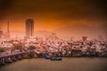 Vietnam. Nha Trang. View of the river Kai and the city