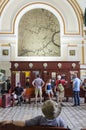 Vietnam Old Post Office interior Royalty Free Stock Photo