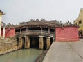 Vietnam, Quang Nam Province, Hoi An City, Old City listed at World Heritage site by Unesco, Japanese Bridge Royalty Free Stock Photo