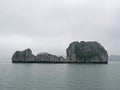 Vietnam, Quang Ninh Area, Halong Bay or Ha Long Bay Unesco World Heritage Site, The karst landscape Royalty Free Stock Photo