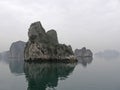 Vietnam, Quang Ninh Area, Halong Bay or Ha Long Bay Unesco World Heritage Site, The karst landscape Royalty Free Stock Photo