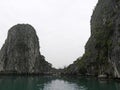 Vietnam, Quang Ninh Area, Halong Bay or Ha Long Bay Unesco World Heritage Site, The karst landscape Royalty Free Stock Photo