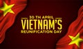 VietnamÃ¢â¬â¢s Reunification Day Background Design