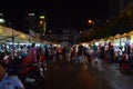 Ben Thanh Market outside stalls, Ho Chi Min City, Vietnam 