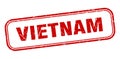 Vietnam stamp. Vietnam grunge isolated sign. Royalty Free Stock Photo