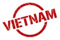 Vietnam stamp. Vietnam grunge round isolated sign. Royalty Free Stock Photo