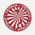 Vietnam stamp. Royalty Free Stock Photo