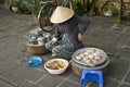 Vietnam Street Market Lady Seller.
