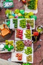 Vietnam street market lady seller