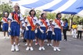 Vietnam students on parade