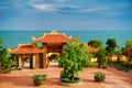 Vietnam travel. Ho Quoc Pagoda at Phu Quoc Island